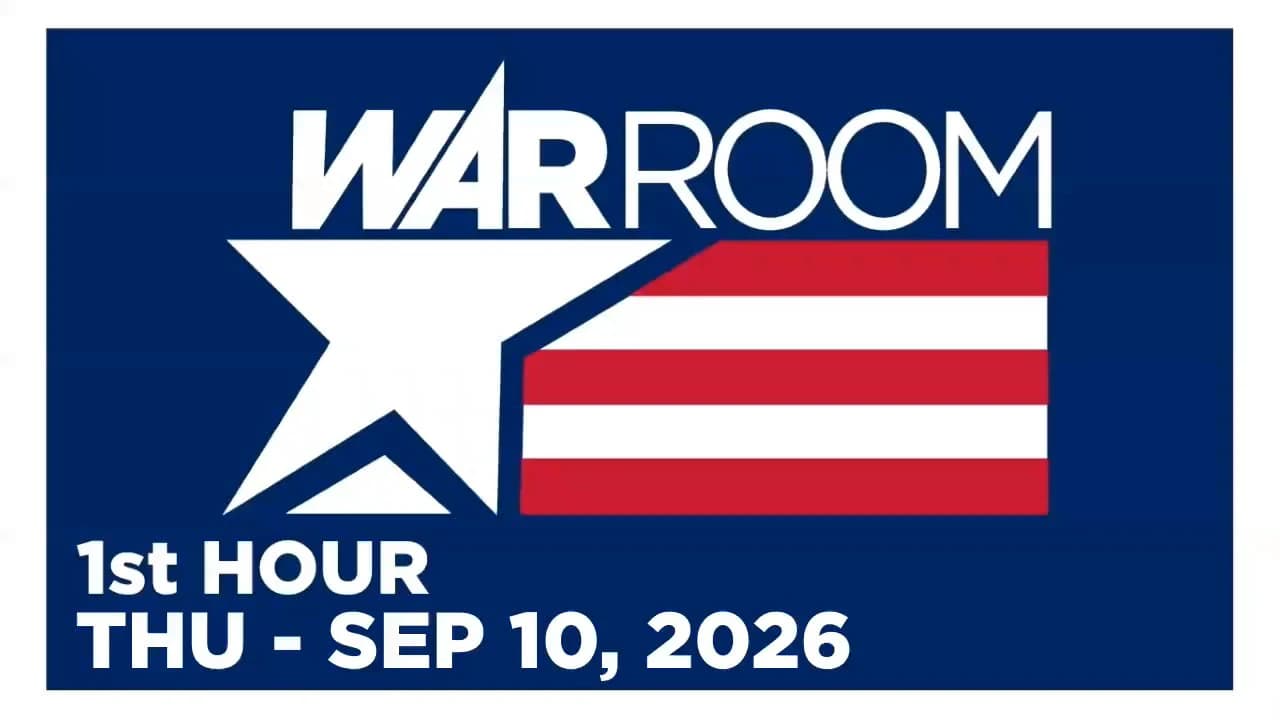 WAR ROOM LIVE [1 of 3] Thursday 9/10/26 • ONE YEAR AFTER CONSERVATIVE ICON CHARLIE KIRK’S MURDER • Alex Jones Network