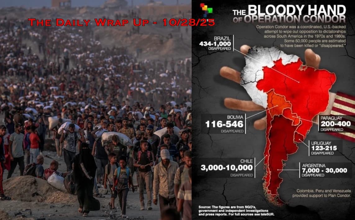 Israel Bombs Gaza/West Bank As Genocide Envelops All Of Occupied Palestine & The Venezuela Mask Slip
