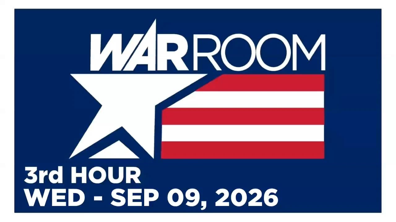 WAR ROOM LIVE [3 of 3] Wednesday 9/9/26 • JASON JONES WITH MORE ON ISRAEL'S TERRITORIAL EXPANSION • Alex Jones Network