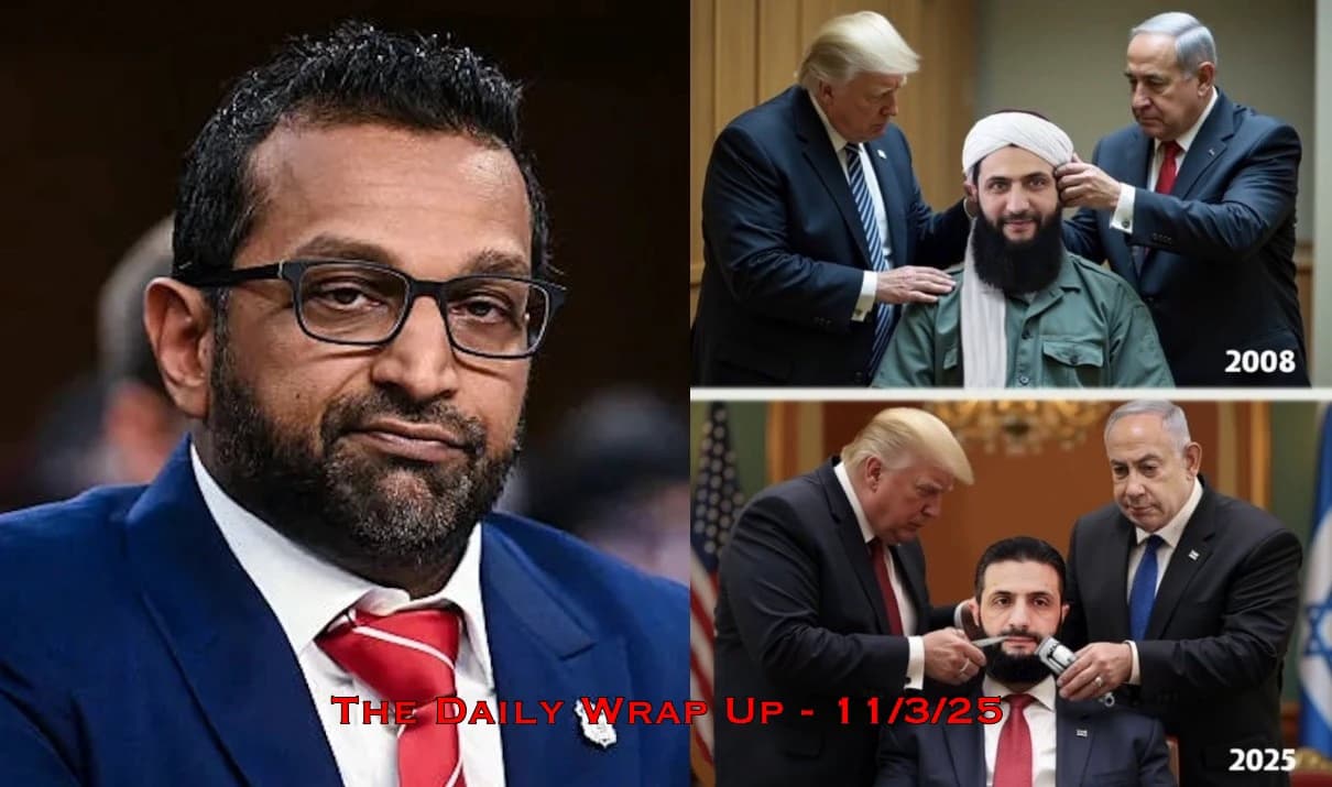 The War-Focused "Peace" President, Gaza AI Drones Now Surveilling US Cities & Kash's FBI False Flag