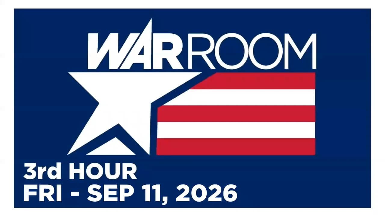 WAR ROOM LIVE [3 of 3] Friday 9/11/26 • HARRISON SMITH - News, Calls & Analysis • Alex Jones Network