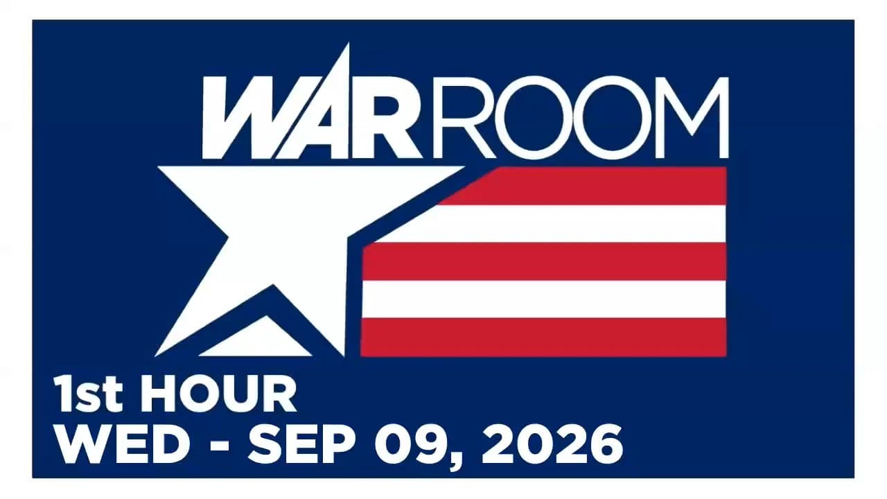 WAR ROOM LIVE [1 of 3] Wednesday 9/9/26 • IRAN WAR WILL END AFTER MIDTERMS, News, Reports & Analysis • Alex Jones Network