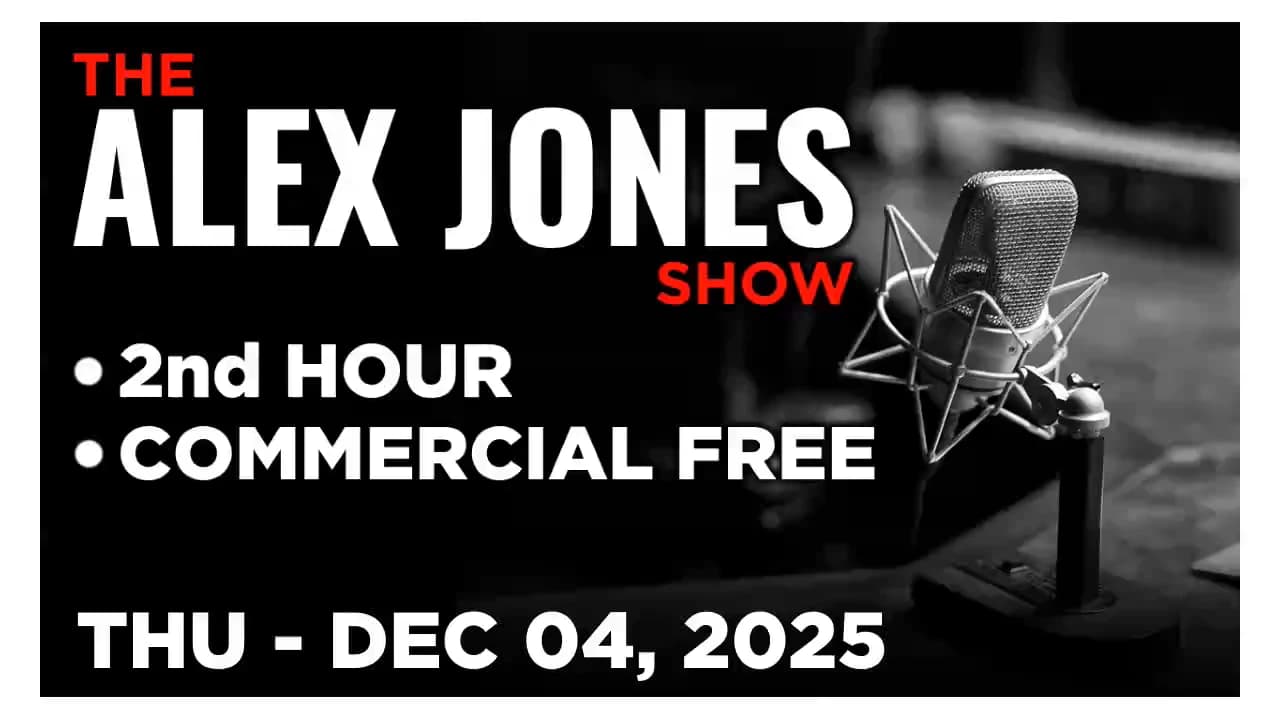 ALEX JONES [2 of 4] Thursday 12/4/25 • KIRK ELLIOTT ON PRECIOUS METALS & NAVIGATING TRUMP’S ECONOMY! • Infowars