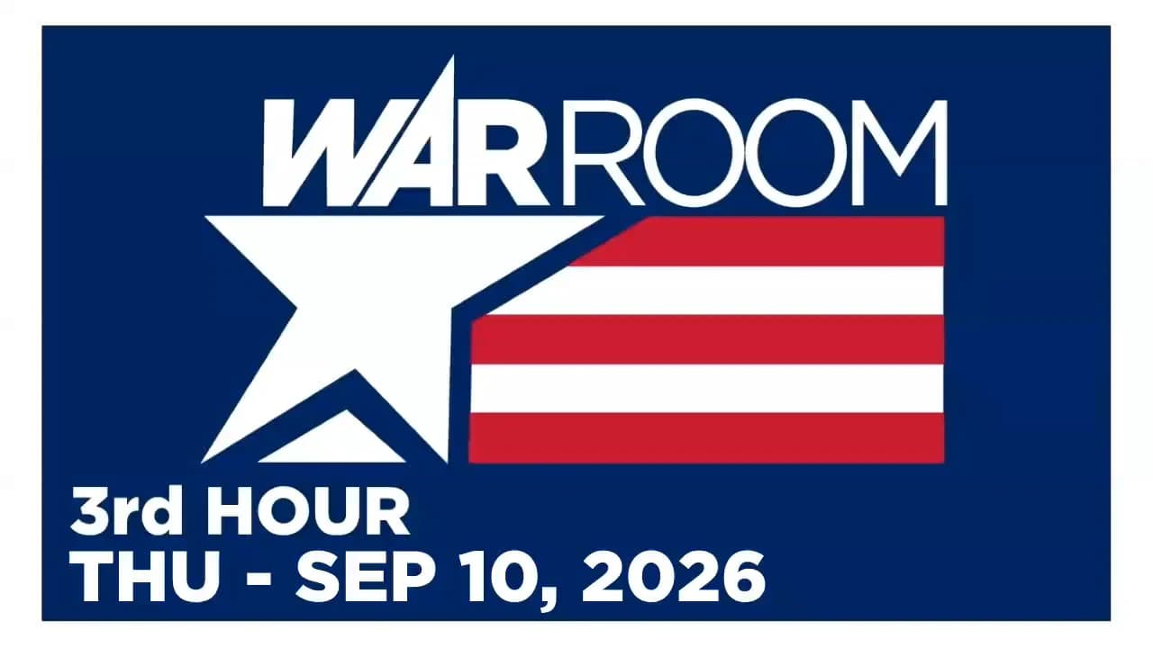 WAR ROOM LIVE [3 of 3] Thursday 9/10/26 • HARRISON SMITH - News, Calls & Analysis • Alex Jones Network