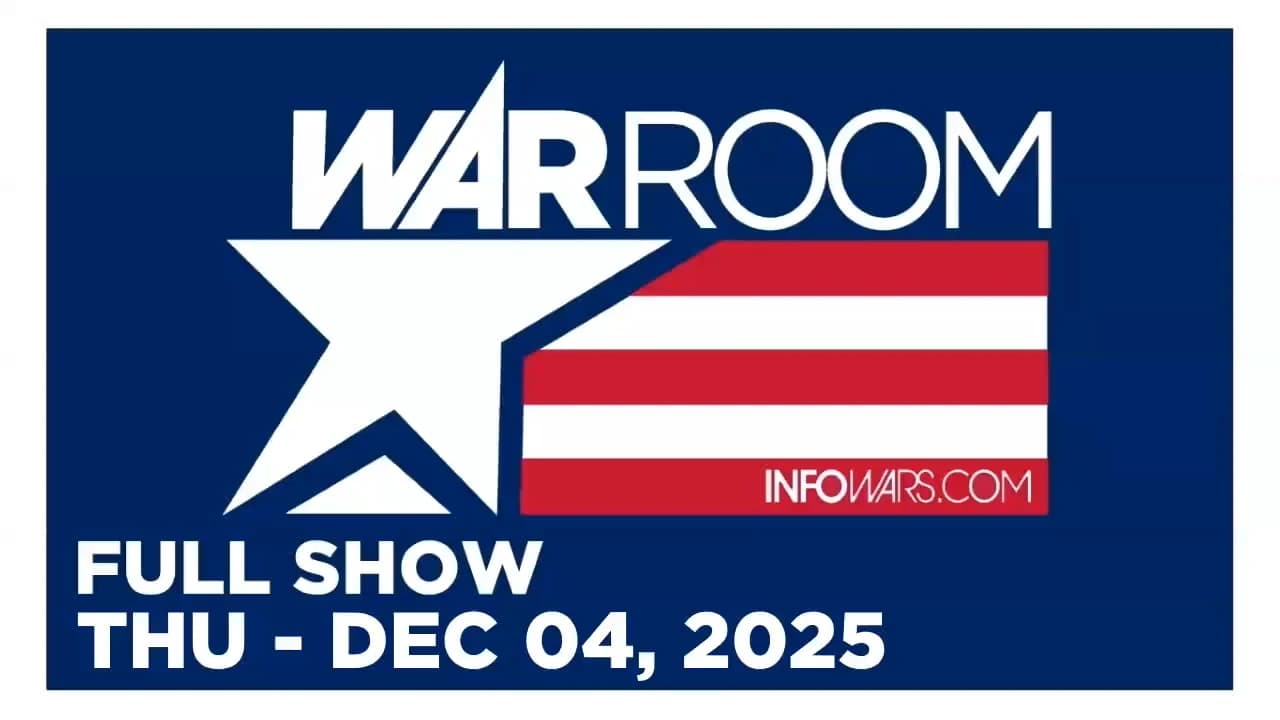 WAR ROOM [FULL] Thursday 12/4/25 • FBI Arrests DNC Pipe-Bomber, Hegseth Coup Implodes