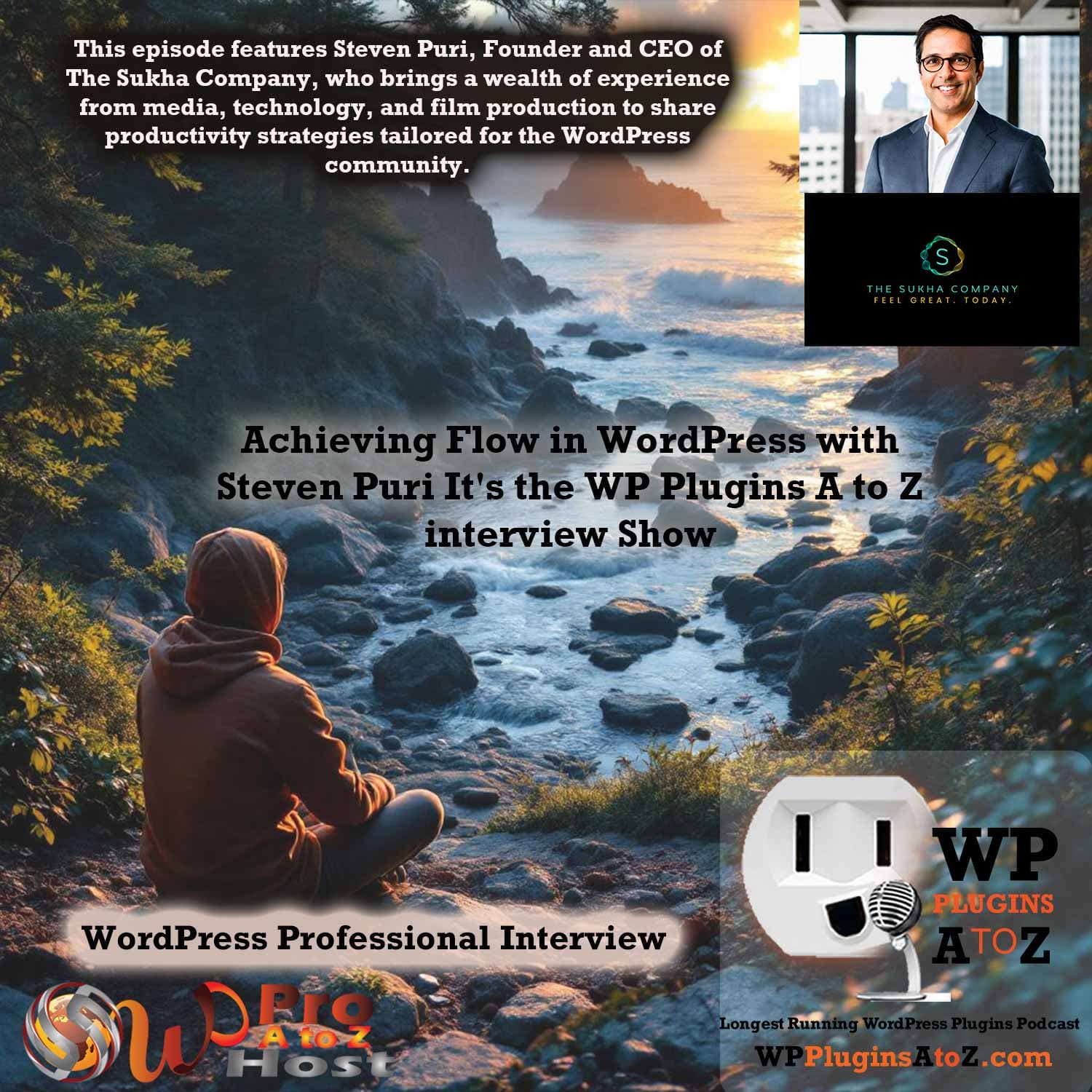 Achieving Flow in WordPress with Steven Puri It’s the WP Plugins A to Z interview Show 71