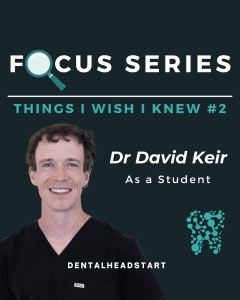 Things I wish I knew focus series #2 – As a new student with Dr David Keir
