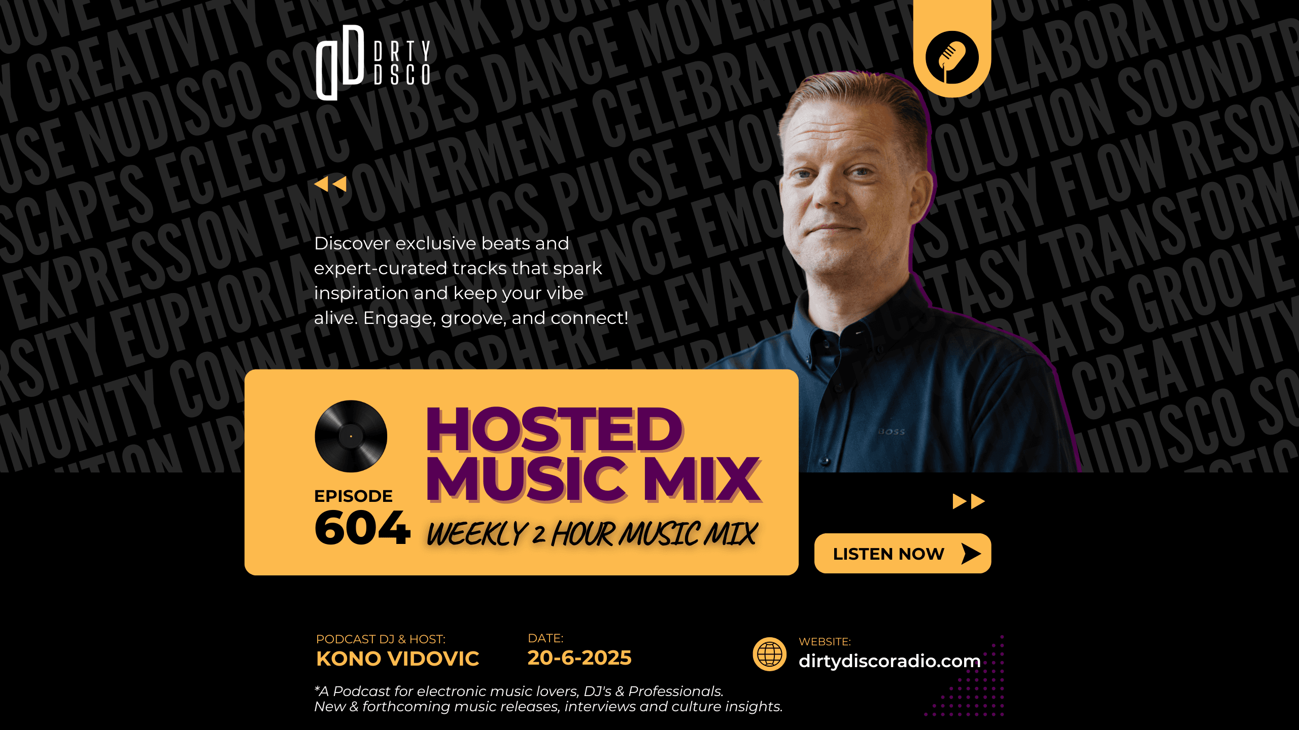 Dirty Disco 604: The Ultimate Deep House & Disco Podcast For Your Summer (Tracklist + Highlights)