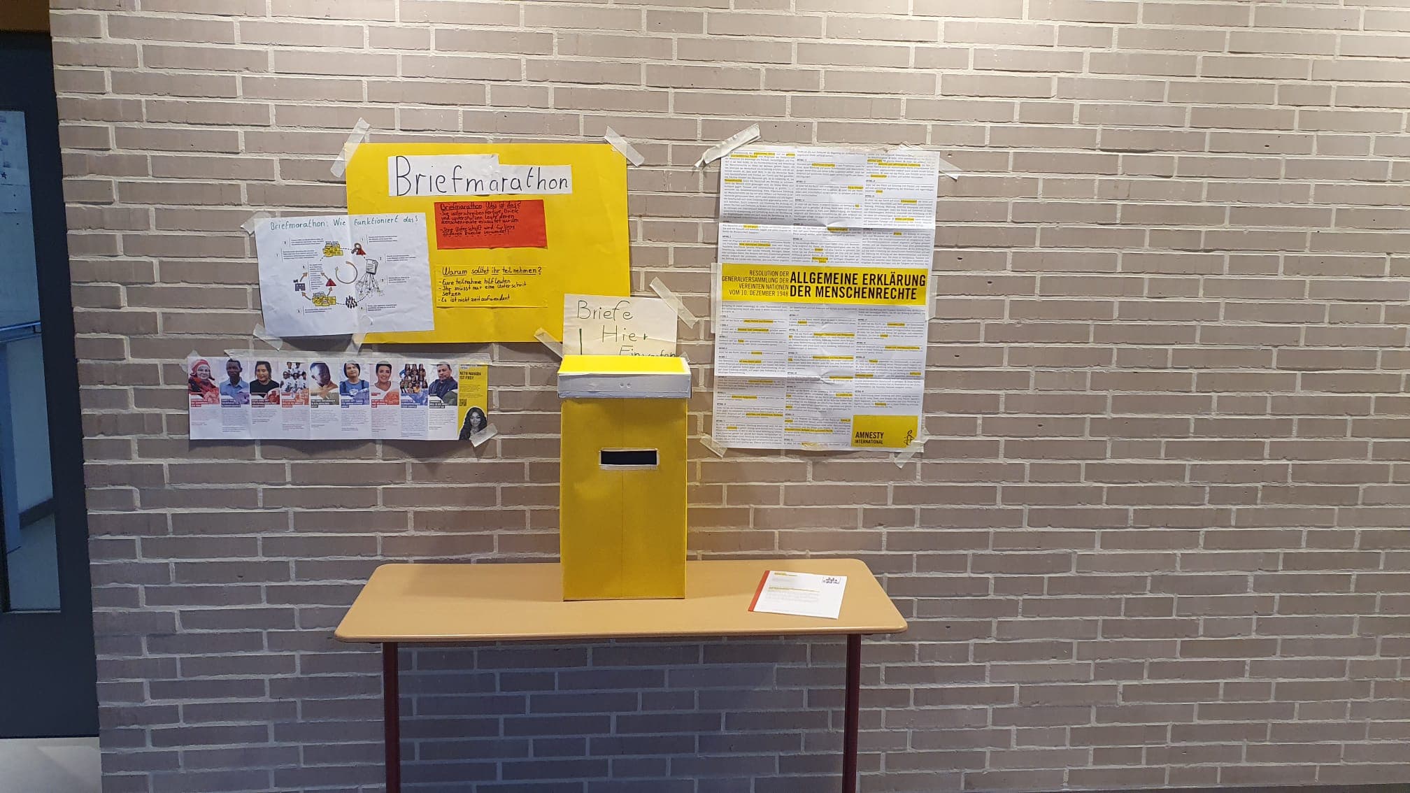 Hameln: Internationale Tag der Menschenrechte – Aktion an der Elisabeth-Belling-Gesamtschule
