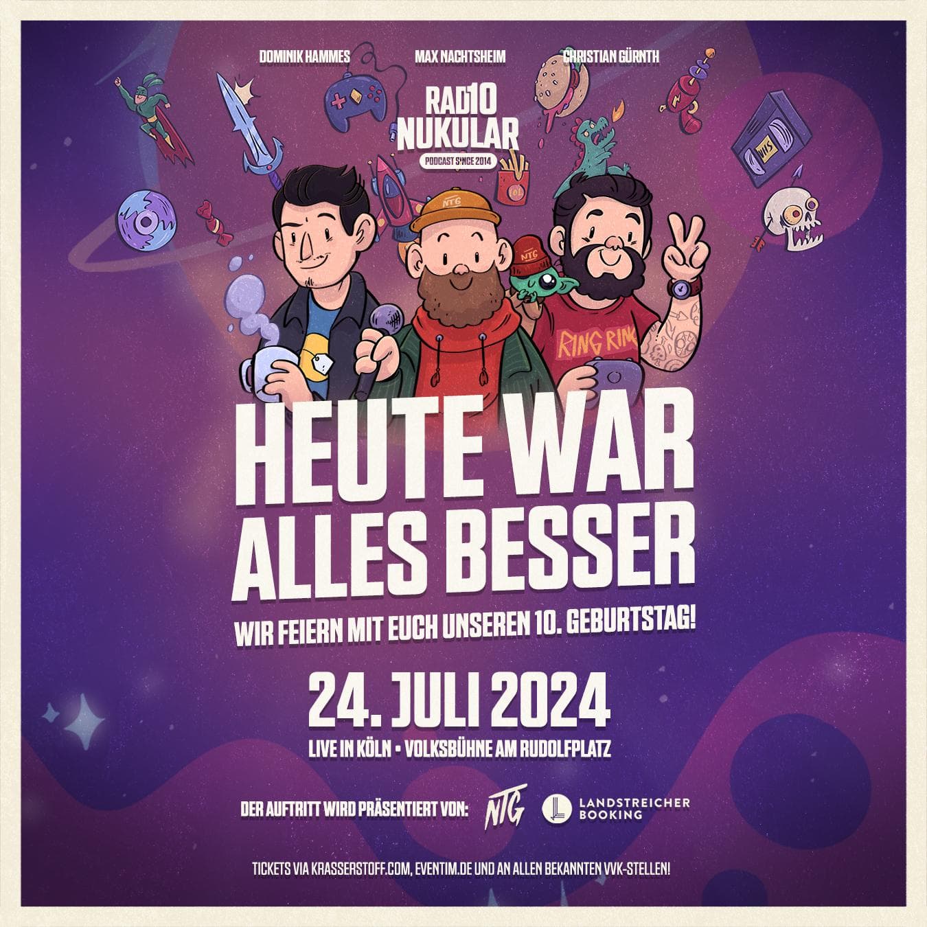 Episode 218: 10. Geburtstag - das Live-Event