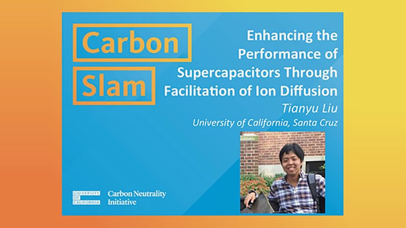 Tianyu Liu Santa Cruz: Enhancing the Performance of Supercapacitors Through Facilitation of Ion Diffusion 