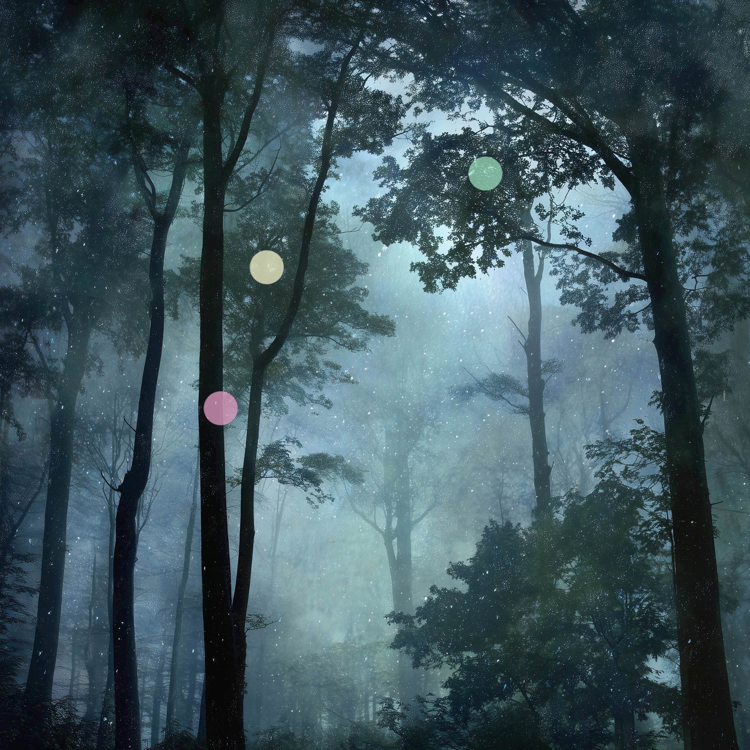 Pluie Légère Nocturne dans la Forêt
