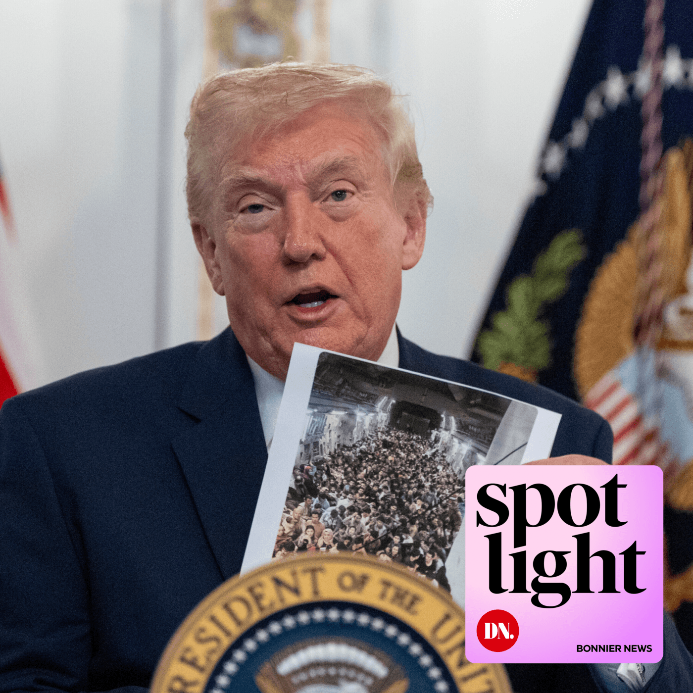 Trumps hårda invandrarutspel efter skjutningen i Washington