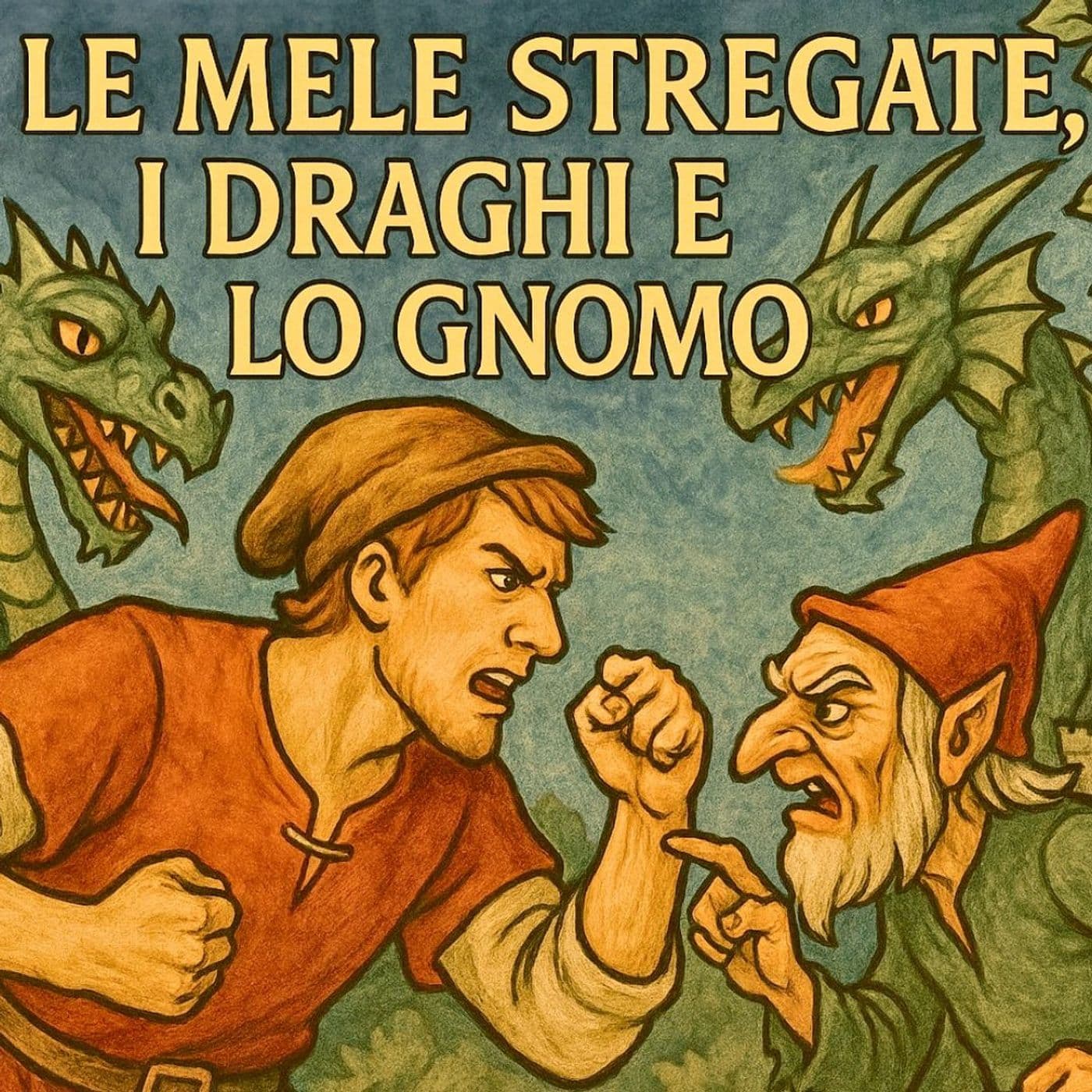LE MELE STREGATE, I DRAGHI E LO GNOMO - Fiaba tradizionale dei Fratelli Grimm