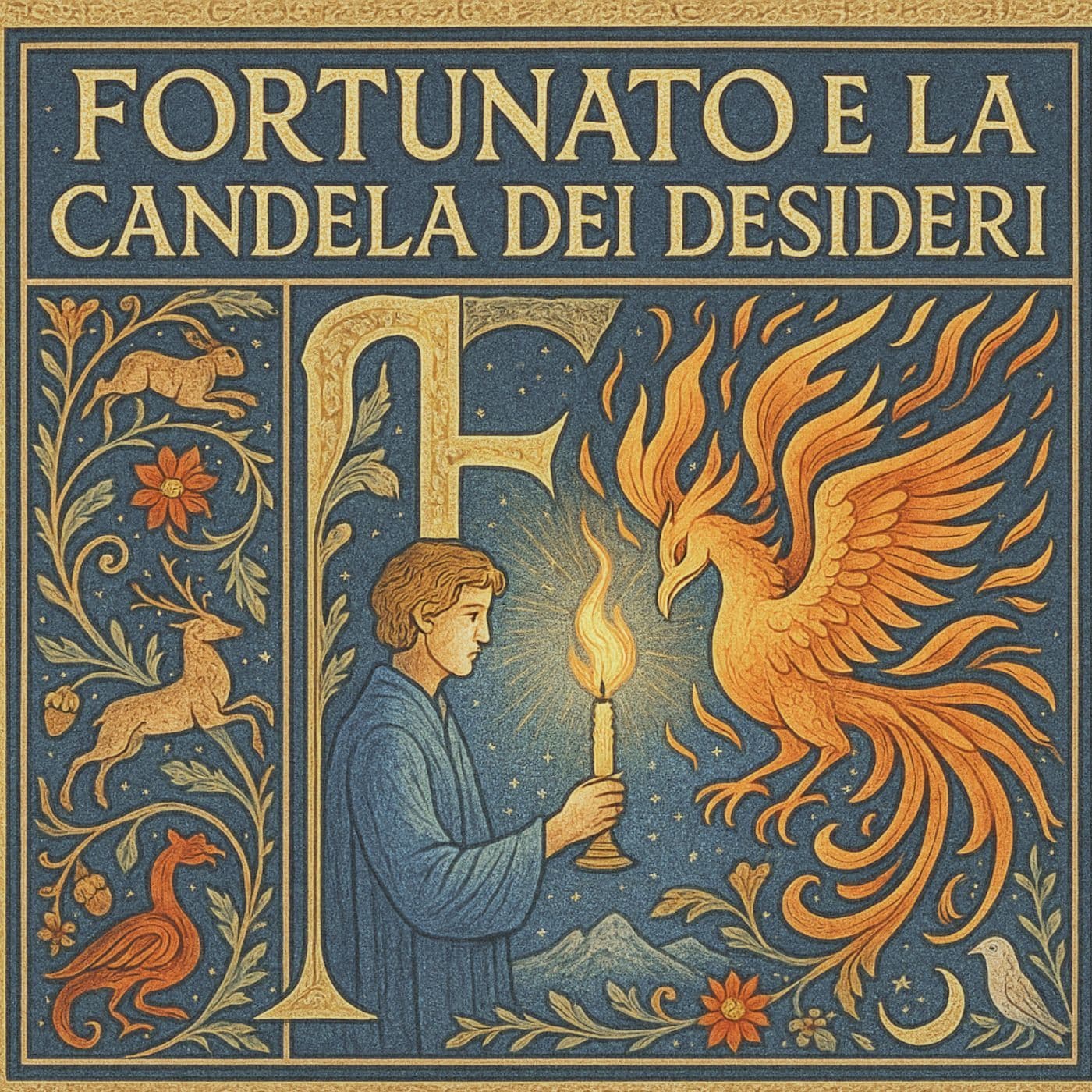FORTUNATO E LA CANDELA DEI DESIDERI- Fiaba tradizionale italiana di Guido Gozzano