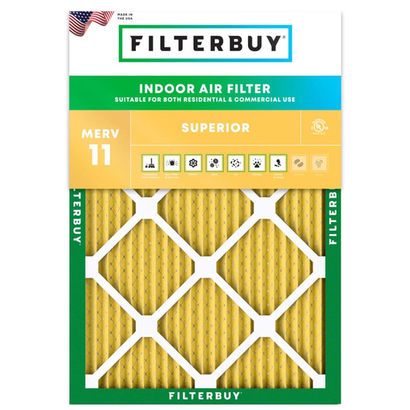 Best 13x20x1 MERV 11 Furnace & HVAC Air Conditioner Filters