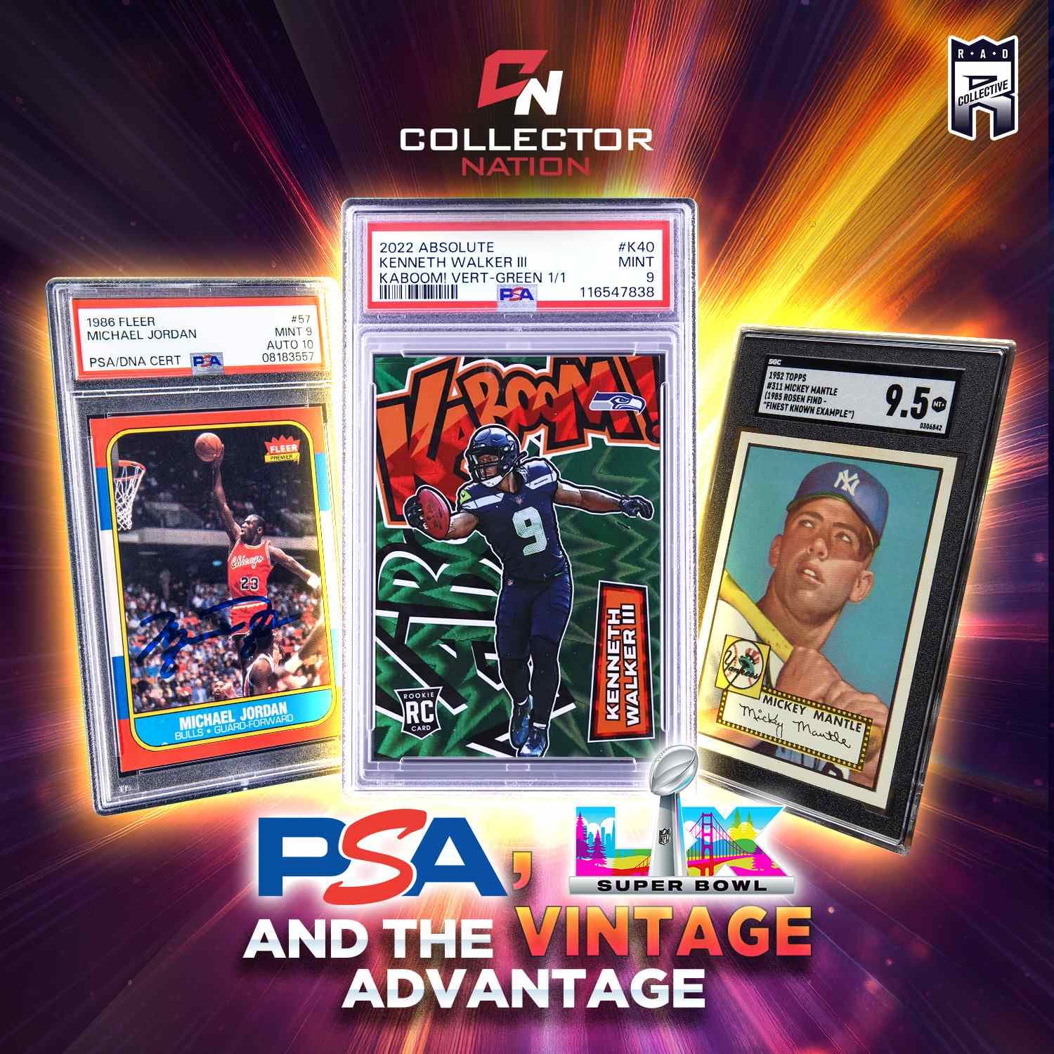 PSA Pricing, Super Bowl Card Hype & the Vintage Advantage