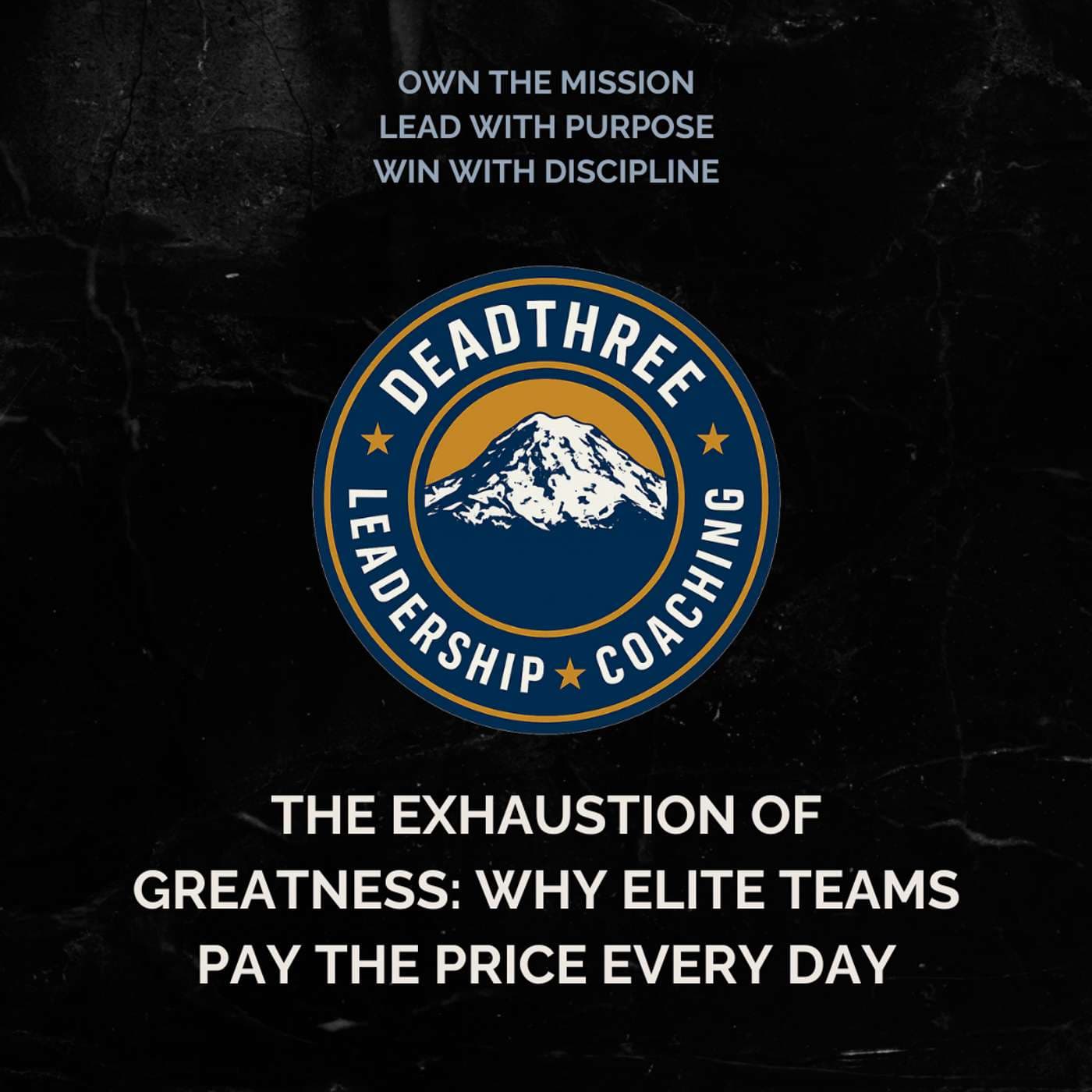 The Exhaustion of Greatness: Why Elite Teams Pay the Price Every Day