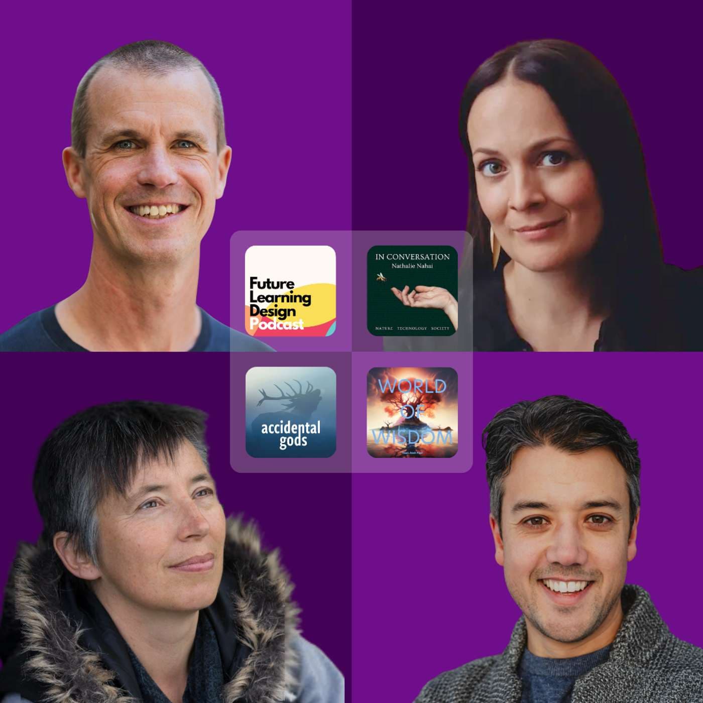 Podcasters Unite! Thinking about systemic change with Tim Logan, Nathalie Nahai, Amit Paul, and Manda Scott