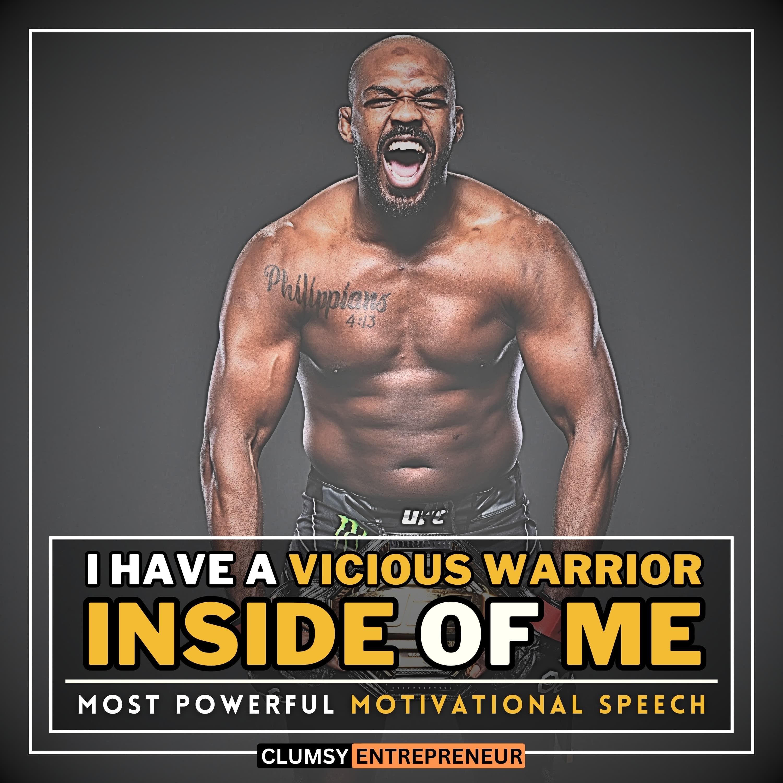 I Have A vicious Warrior Inside of Me - Jon Jones | Most Powerful Motivational Speech of The Decade Will Make You Powerful